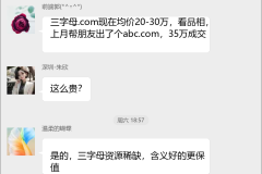 域名投资交易群